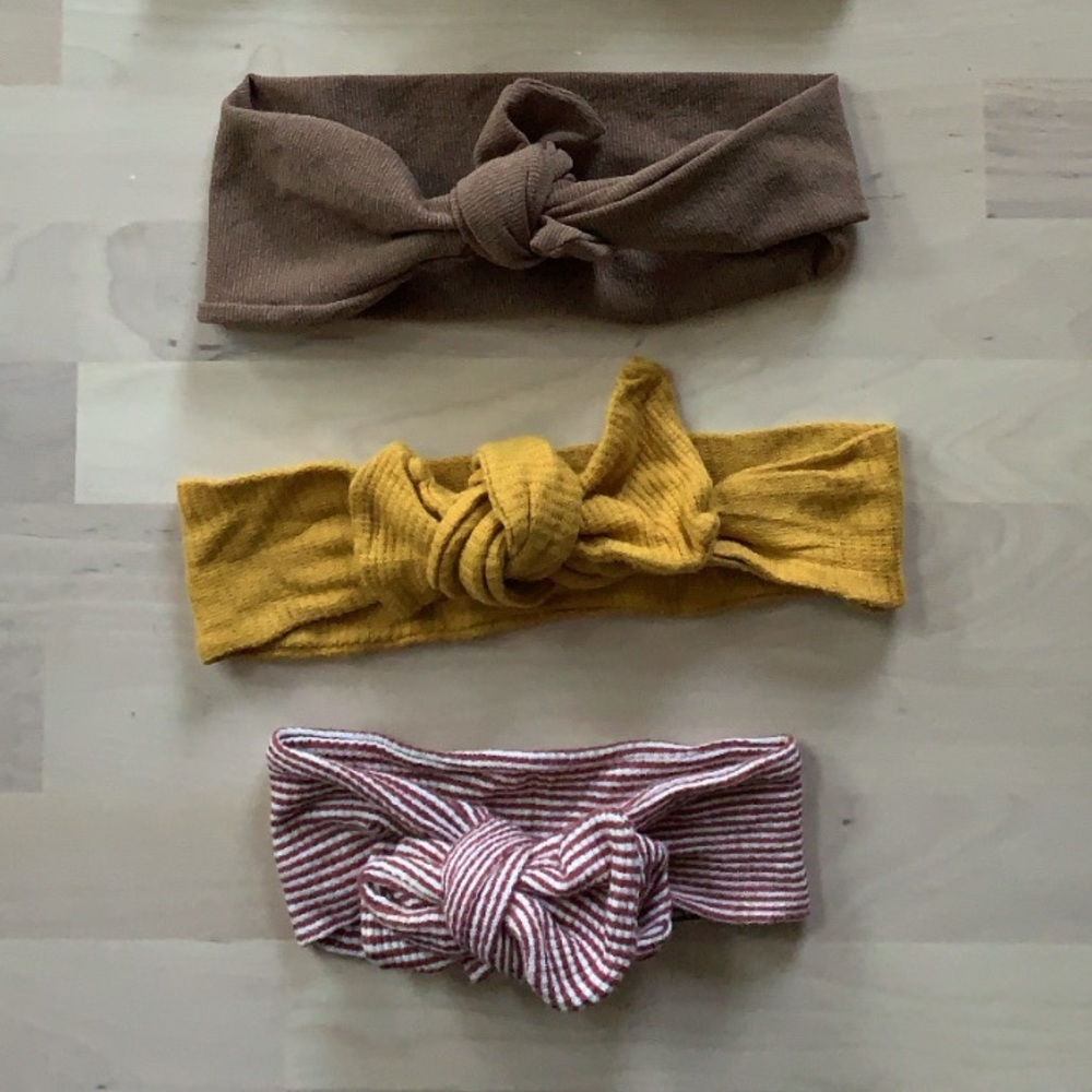 Lot of 3 Mini Made Co Headbands